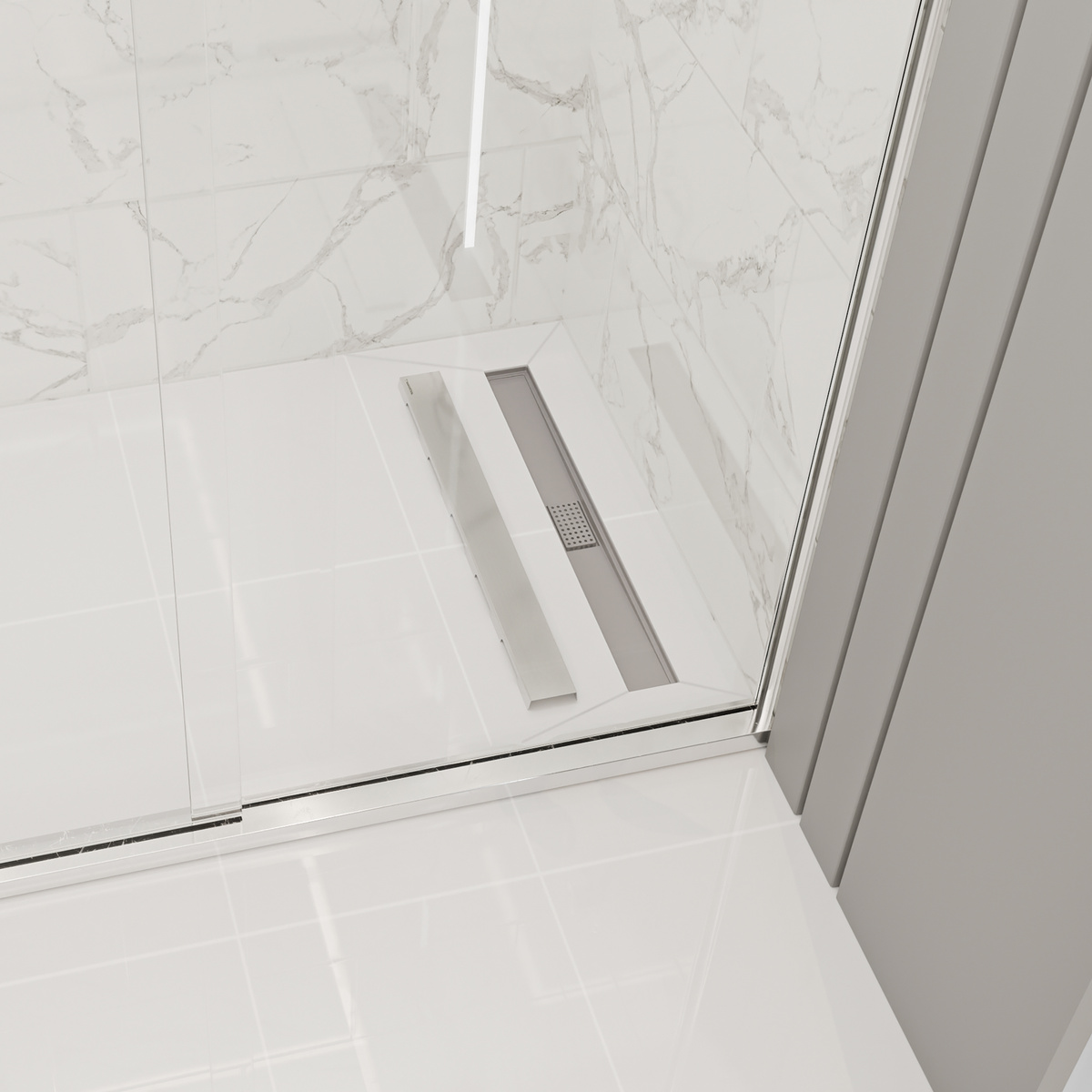 Ralo Neo Slim Tramontina em A&ccedil;o Inox 80 x 7,5 cm - SKU 94535309 - 4 image number 3