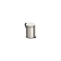 Tramontina Stainless Steel Brazil 5 L pedal bin with polished finish and internal bucket