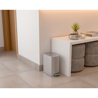 Lixeira Tramontina Tipo D Slim em A&ccedil;o Inox com Acabamento Acetinado 5 L Cor Inox - SKU 94538605 - 3 image number 2