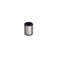 Tramontina 7L stainless steel trash bin with a scotch brite finish and polypropylene rim and base