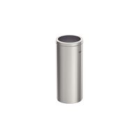 Tramontina 30L stainless steel trash bin with a Scotch Brite finish