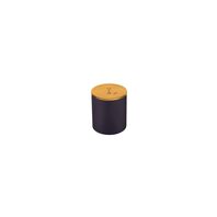 Papelera Tramontina Útil mezcla de oro con cubo de plástico negro 5L