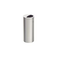 Tramontina Udine 30 L Stainless Steel Trash Bin with Half-Moon Opening and Scotch Brite Finish