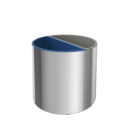 Lixeira Tramontina Ravena 4 L + 4 L Cor Inox - SKU 94540133