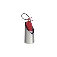 Tramontina stainless steel fire extinguisher holder with a Scotch-Brite finish