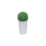 Tramontina 25kg stainless steel planter with a Scotch-Brite finish