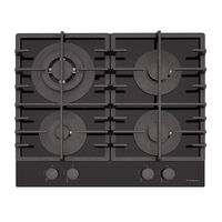 Cooktop &agrave; G&aacute;s Tramontina Square 4GG HE Safestop 60 Semiprofissional com Acendimento Superautom&aacute;tico 4 Queimadores Cor Preto - SKU 94706404 - 1 image number 0