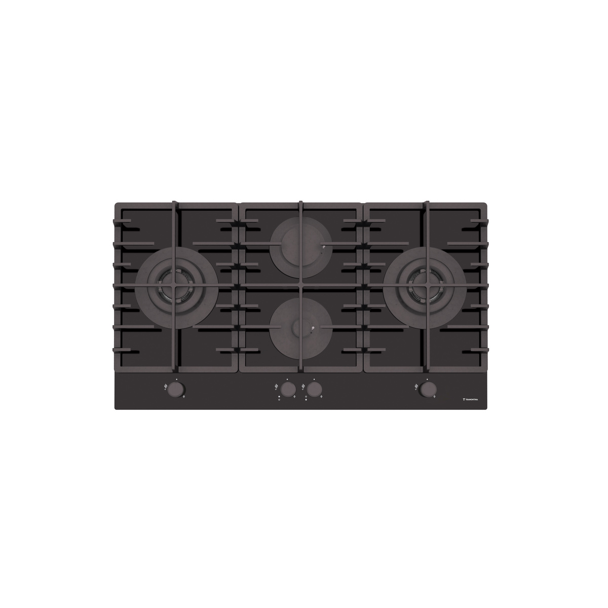 Cooktop Tramontina Quadra 4GG Double TRI HE Safestop 90 em Vidro Temperado 90 cm Cor Preto - SKU 94709404 - 1 image number 0