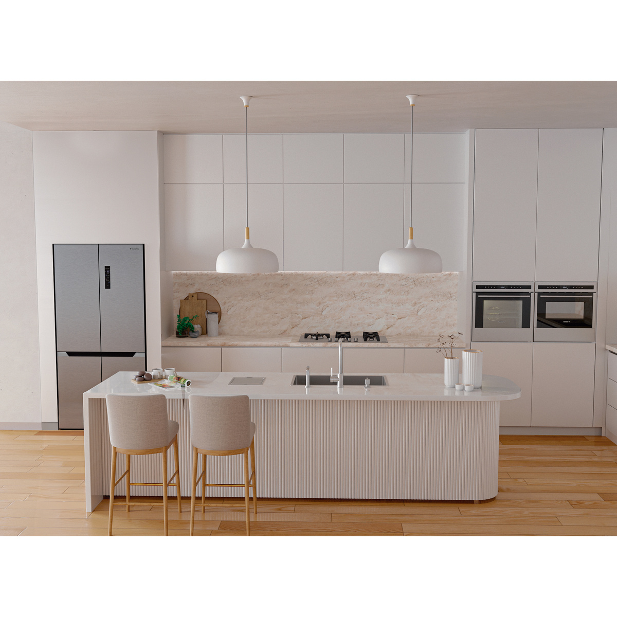 Refrigerador Freestanding Multidoor Inox Tramontina 553 V 220 L Cor Inox - SKU 94897002 - 3 image number 2