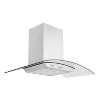 Tramontina 90 cm 127 V stainless steel and tempered glass wall-mounted range hood