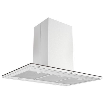 Coifa de Ilha Tramontina Slim Isla 90 em A&ccedil;o Inox com Acabamento Acetinado 90 cm Cor Inox - SKU 95800029 - 1