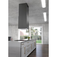 Coifa de Ilha Tramontina Square Isla 40 Silent em A&ccedil;o Inox Black Steel e tratamento anti digitais 40 cm 220 V Cor Preto - SKU 95800037 - 6 image number 5