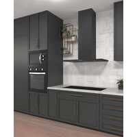 Coifa Tramontina Slim Wall 90 em A&ccedil;o Inox com Acabamento Black Steel 220 V Cor Preto - SKU 95800039 - 4 image number 3