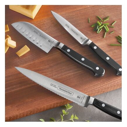 Forged Traditional 3 Pc Kitchen Knife Set
