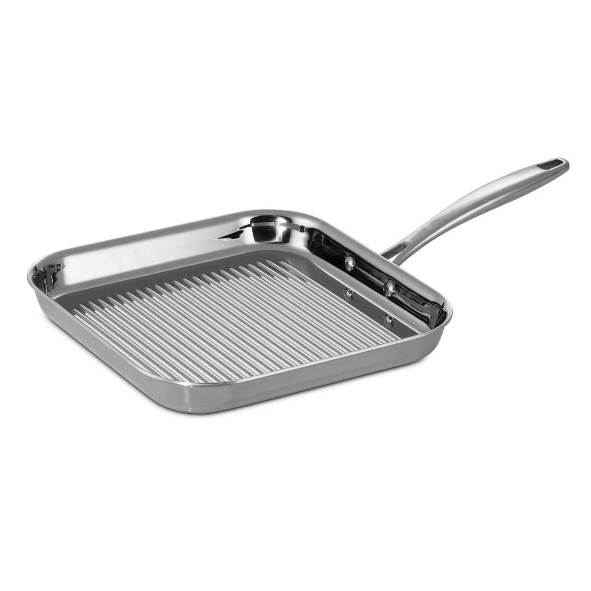 Tramontina Gourmet 11 Tri-Ply Clad Square Grill Pan Stainless Steel