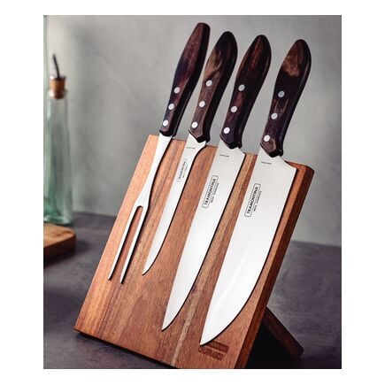 Churrasco BBQ 5 Pc Cutlery Set with Magnetic Block
