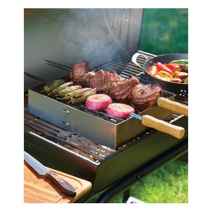 Churrasco BBQ Stainless Steel Skewer and Grill Rack Set